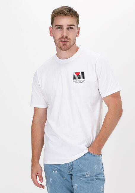 EDWIN T-shirt SUN BUILDINGS TS en blanc - large