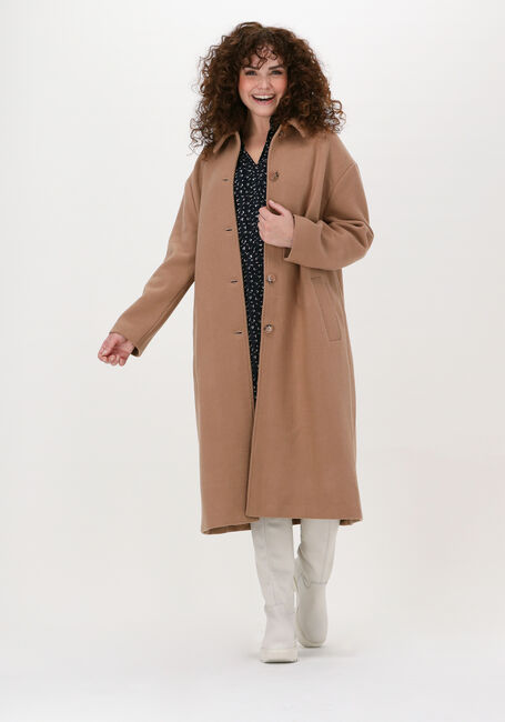 NEO NOIR Manteau ANLU COAT en camel - large