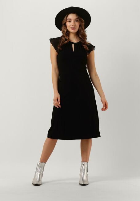 JANSEN AMSTERDAM Robe midi DENVER en noir - large