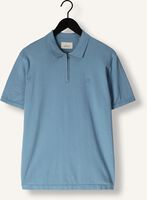 Blauwe DSTREZZED Polo DORIAN ZIP POLO Blauwe DSTREZZED Polo DORIAN ZIP POLO - medium