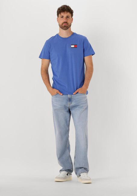 TOMMY JEANS T-shirt TJM SLIM ESSENTIAL FLAG TEE EXT en bleu - large