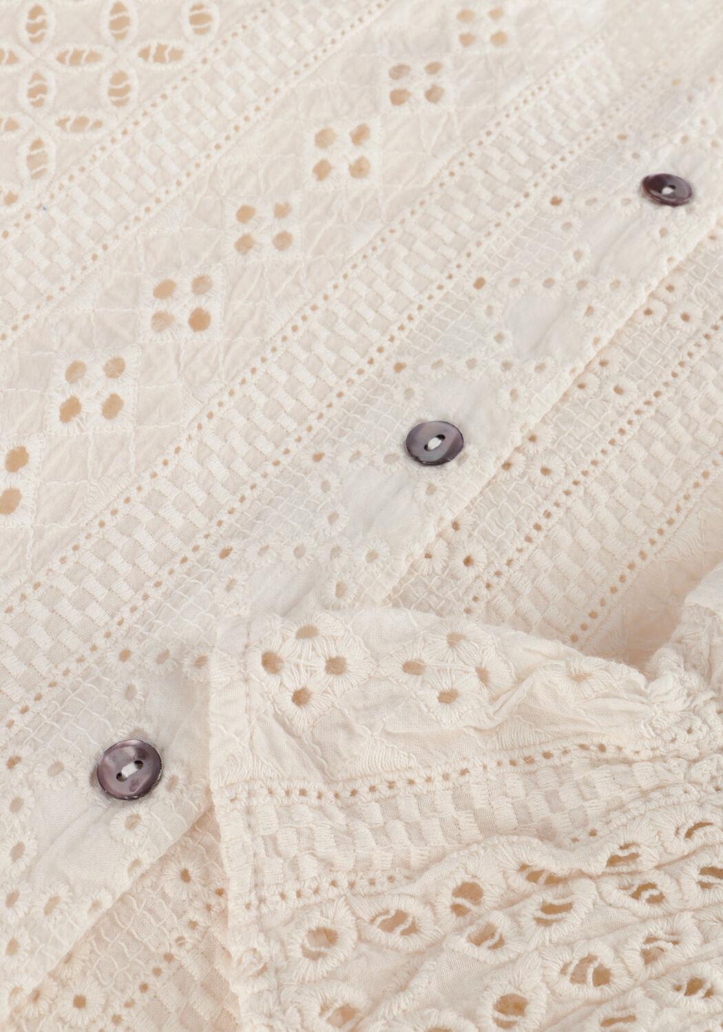 Ecru BY-BAR  FRANKIE EMBROIDERY BLOUSE - large