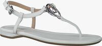white MICHAEL KORS shoe TANIA FLAT SANDAL  - medium