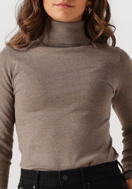 OBJECT Pull OBJTHESS L/S ROLLNECK KNIT PULLOVER en taupe - large