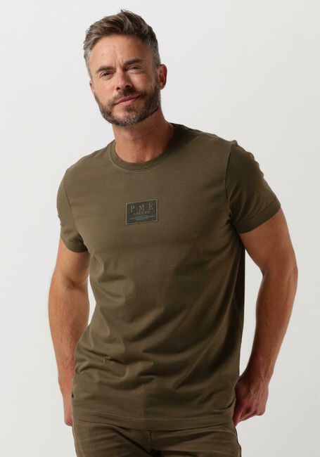 PME LEGEND T-shirt SHORT SLEEVE R-NECK COTTON ELASTANE JERSEY en vert - large