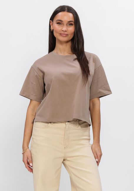 MSCH COPENHAGEN T-shirt MSCHLEANA TEE Sable - large