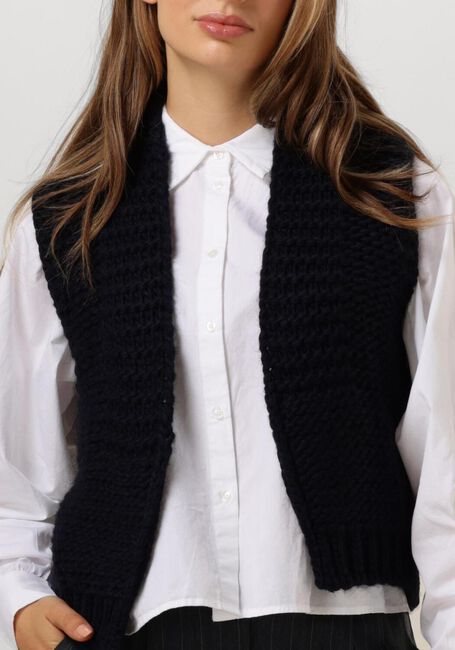 BY-BAR Gilet LEVI GILET Bleu foncé - large