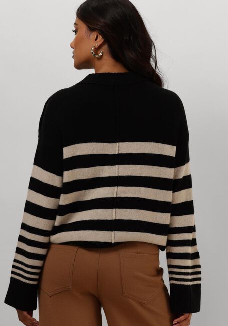 RUBY TUESDAY Pull VIEJE BUTTON SHOULDER PULLOVER en noir - large
