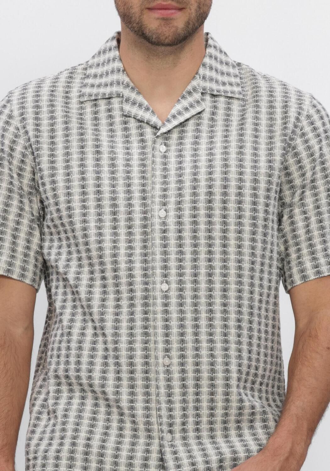 DSTREZZED Chemise d&eacute;contract&eacute; LUCAS RESORT SHIRT en bleu - large