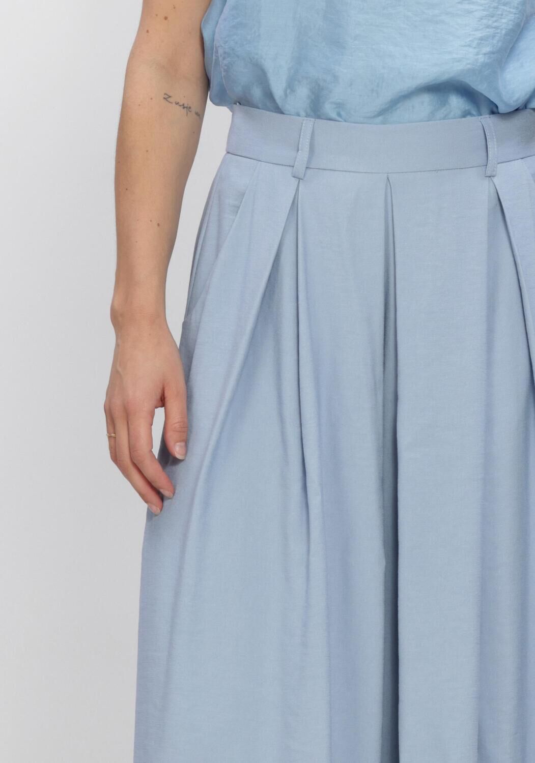 ANA ALCAZAR Pantalon large 051941-3842 en bleu - large