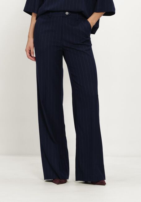 CO'COUTURE Pantalon large GABIECC PIN WIDE PANT Bleu fonc&eacute; - large