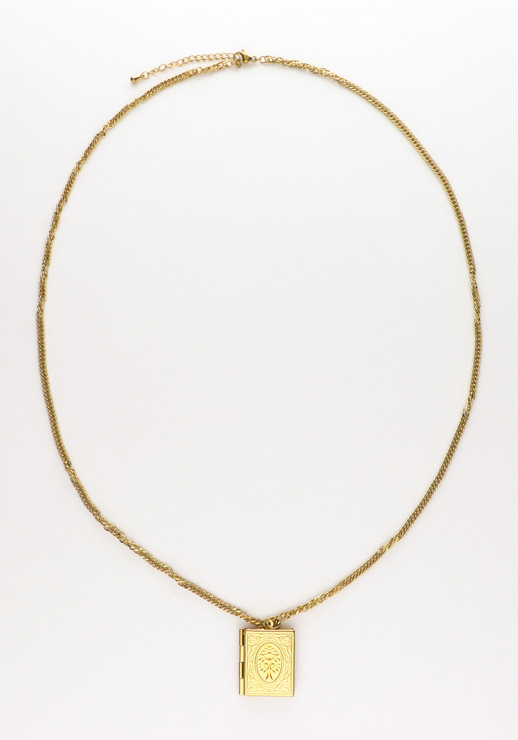 NOTRE-V Sieraad KETTING MET BOEK - medium