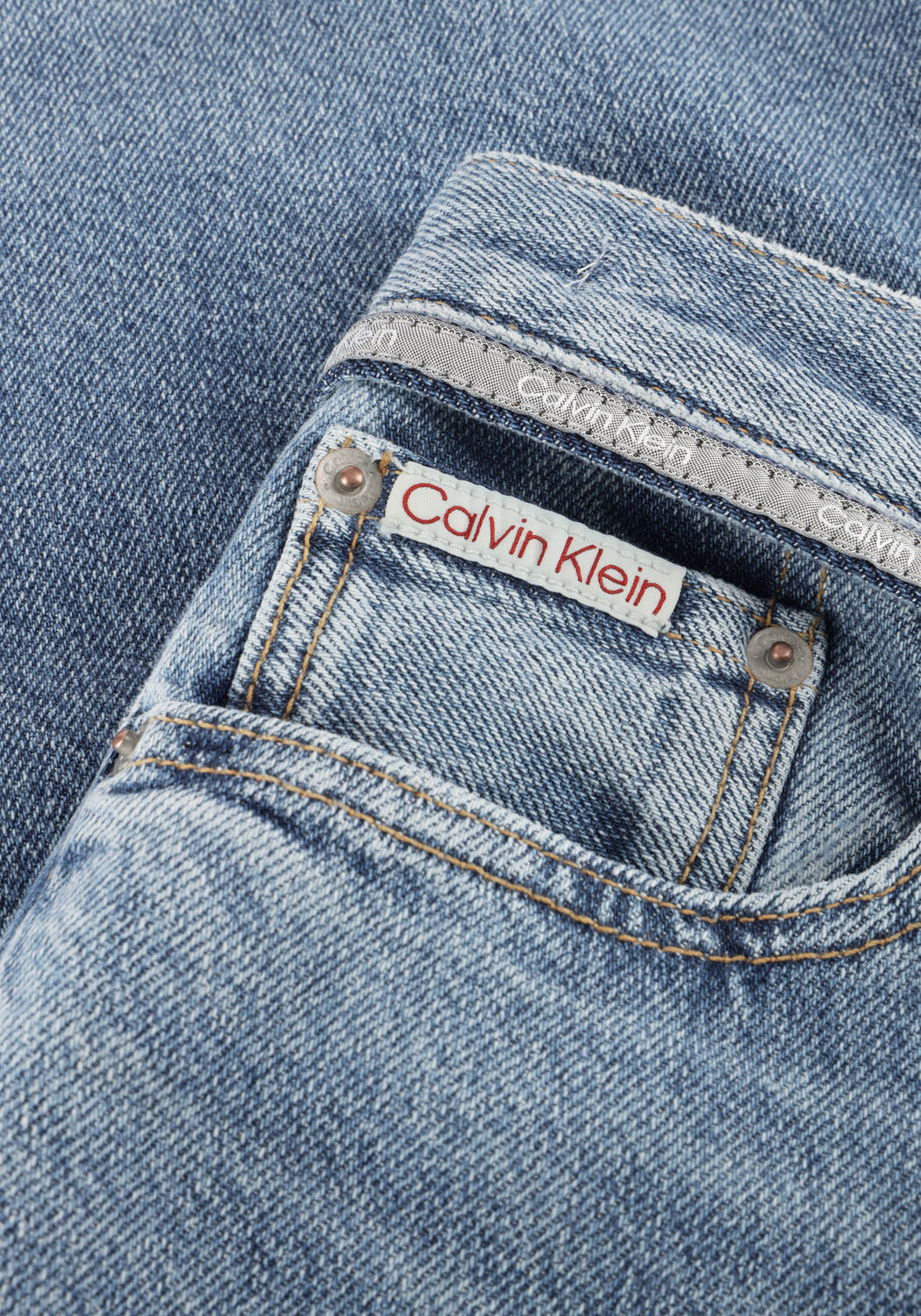 CALVIN KLEIN Baggy jeans LOW RISE BAGGY en bleu - large