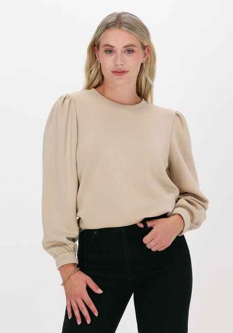 MSCH COPENHAGEN Pull IMA PUFF SWEATSHIRT en beige - large