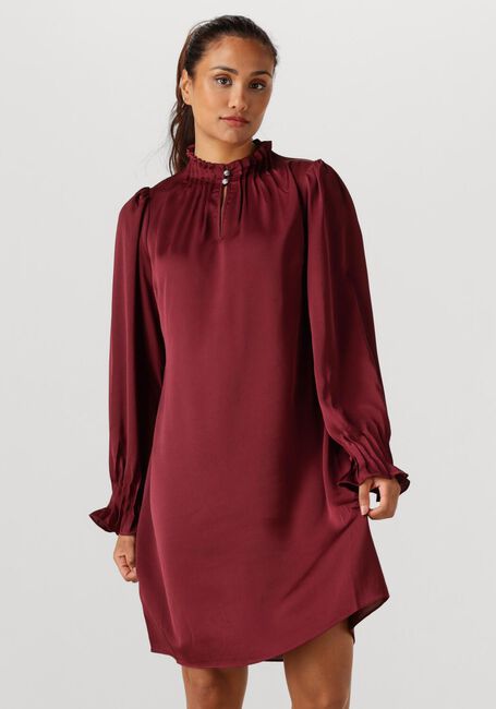 BRUUNS BAZAAR Mini robe BBTARESE DRESS Bordeaux - large