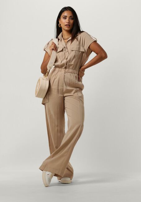 ACCESS Combinaison JUMPSUIT WITH POCKETS AND TABS Sable - large