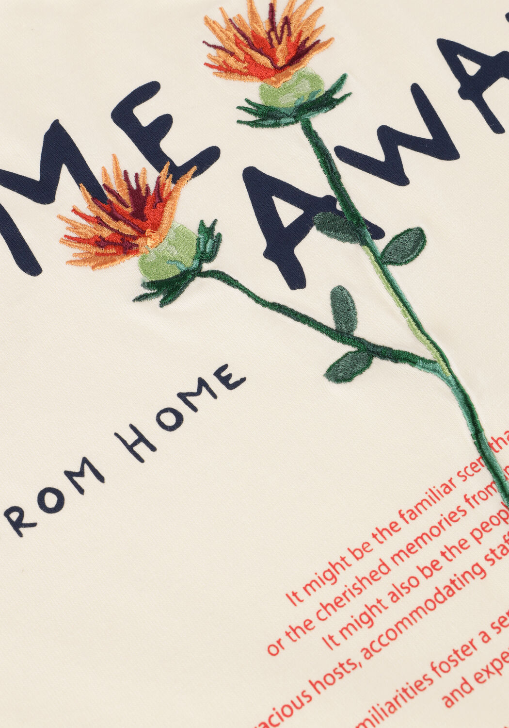 FOR&Eacute;T T-shirt ABODE EMBROIDERY T-SHIRT &Eacute;cru - large