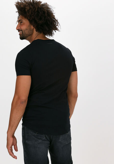 Zwarte PUREWHITE T-shirt ESSENTIAL TEE U NECK - large