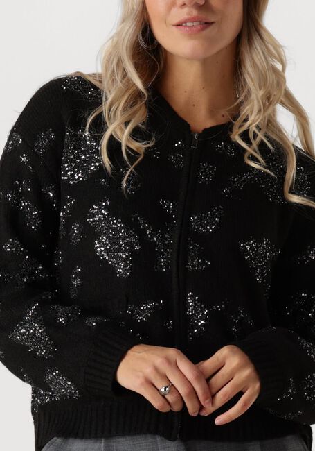 OBJECT Gilet OBJALORA KNIT RE L/S CARDIGAN en noir - large