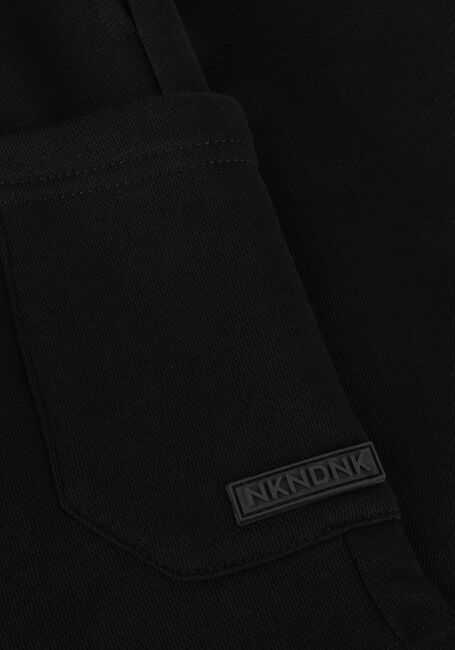 NIK & NIK Pantalon courte RUBBER BADGE SWEAT SHORTS en noir - large
