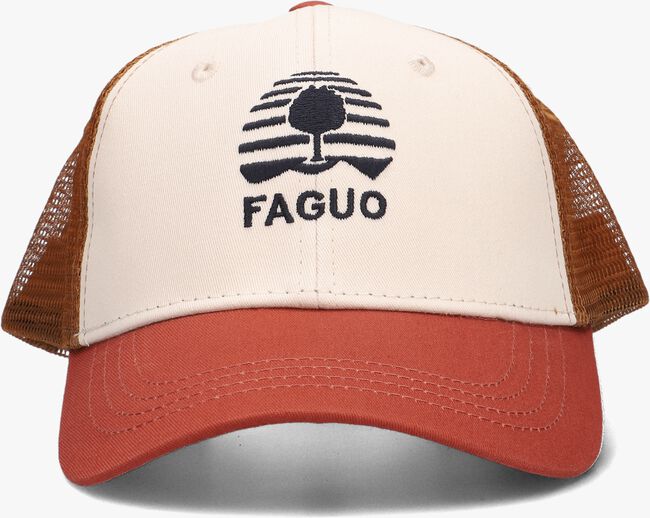FAGUO TRUCKER CAP HEADS COTTON Casquette en rouge - large