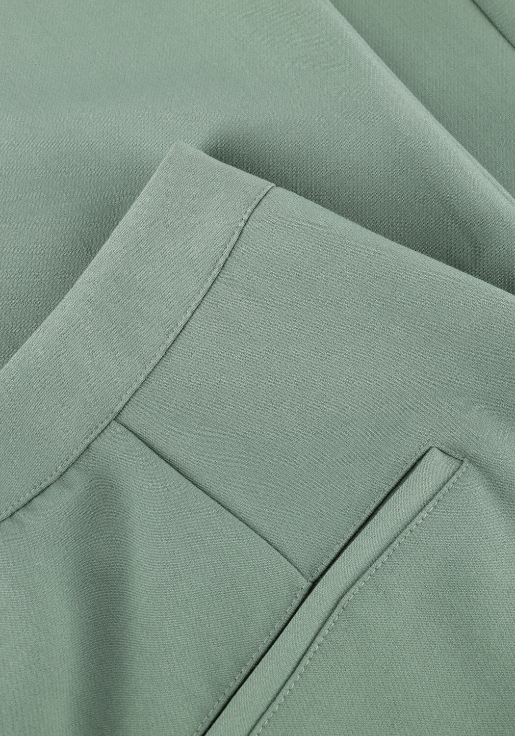 ANOTHER LABEL Pantalon large MOORE PANTS en vert - large