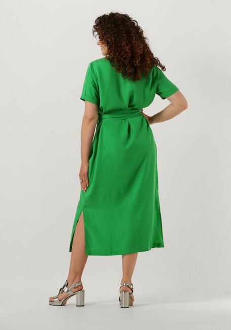 Groene OBJECT Midi jurk OBJTILDA ISABELLA S/S DRESS - large
