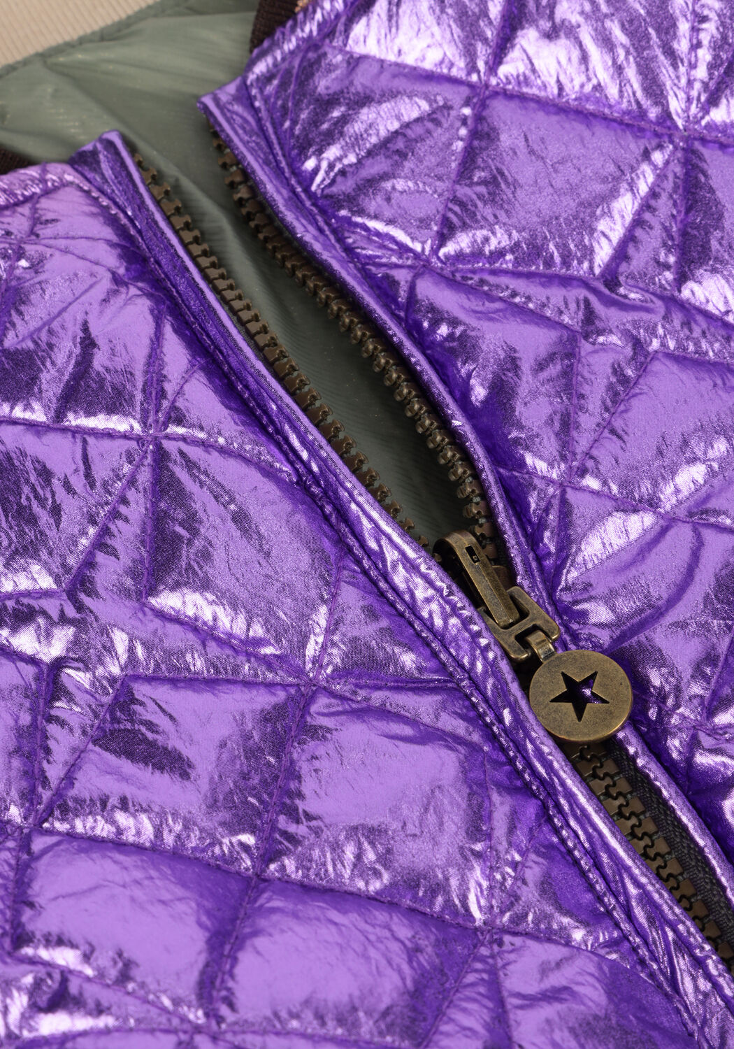 LIKE FLO Jack AMBER FLO REVERSIBLE JACKET M&eacute;tallique - large