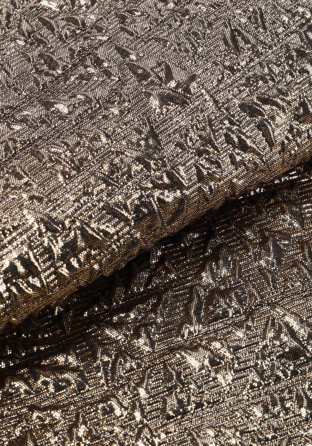 Bronzen OMODA ATELIER Mini jurk OM-PEARL DRESS - large