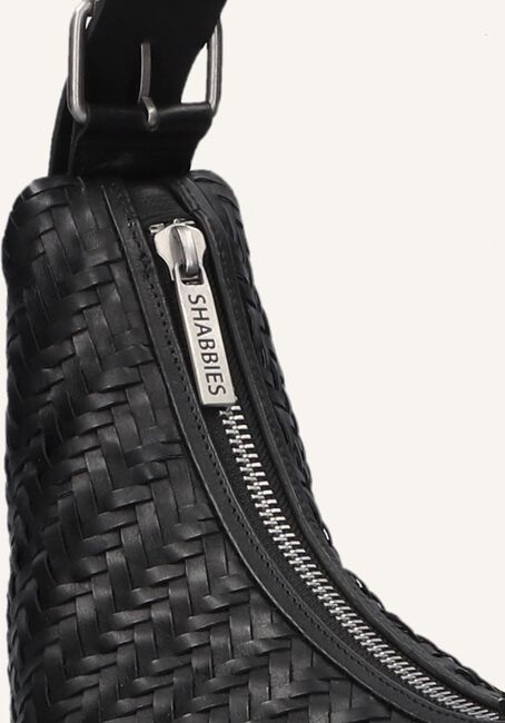 Zwarte SHABBIES Schoudertas PLATANINO HERRINGBONE Zwarte SHABBIES Schoudertas PLATANINO HERRINGBONE - large