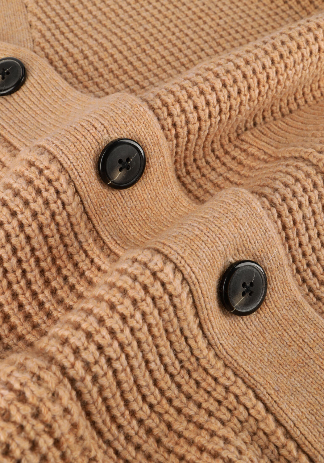 Camel RUBY TUESDAY Vest VLINN SLEEVELESS CARDIGAN W PACHED POCKETS - large