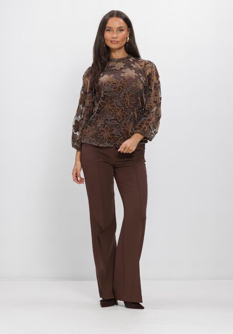 AAIKO Pantalon CHANTALLE RPES 345 en marron - large