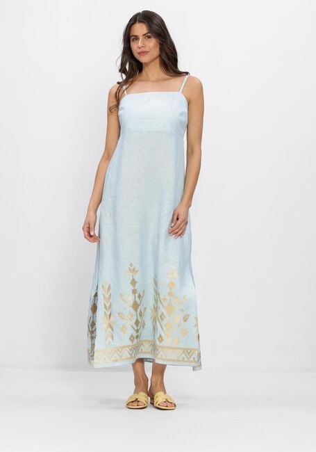 Lichtblauwe GREEK ARCHAIC KORI Jurken S26K-2043211 - large