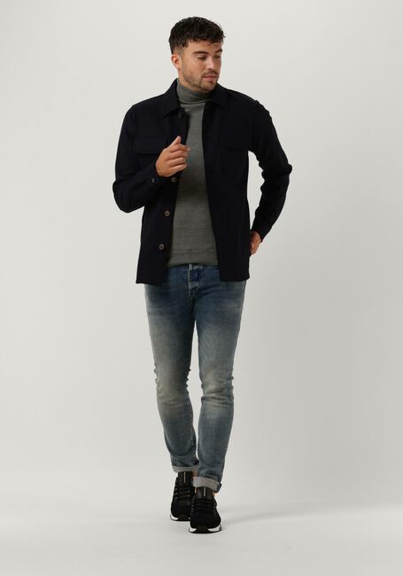 PROFUOMO Surchemise OVERSHIRT Bleu foncé - large