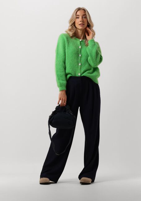 AMERICAN DREAMS Gilet SUSAN ALPACA CARDIGAN en vert - large