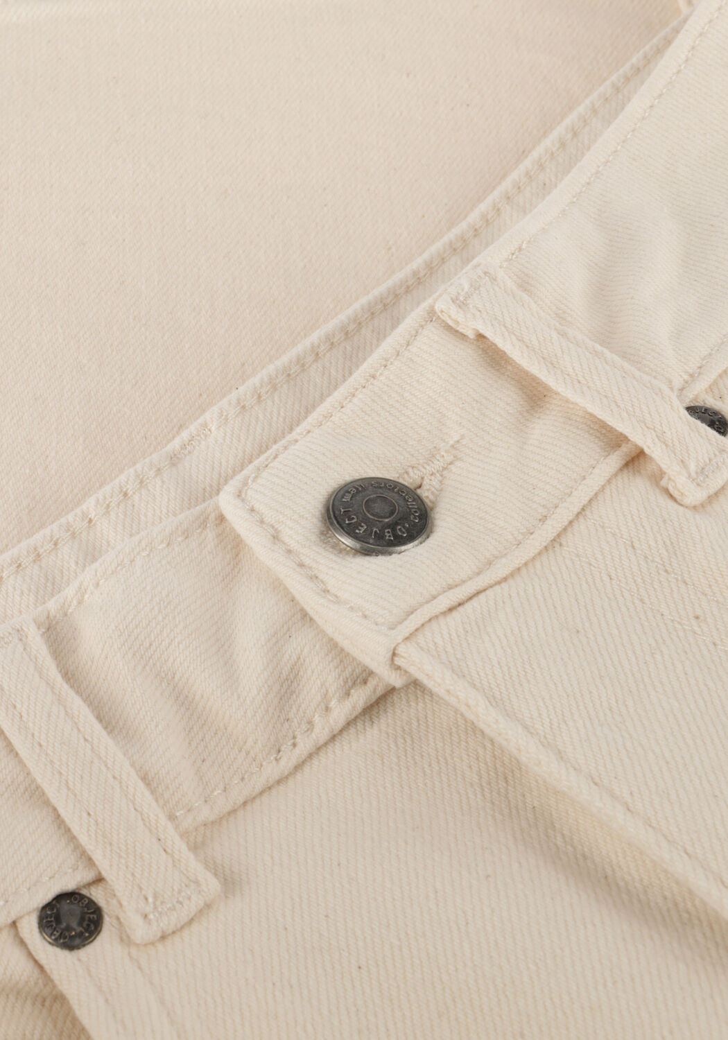 OBJECT Mini-jupe OBJELLEN HW SHORT TWILL SKIRT &Eacute;cru - large