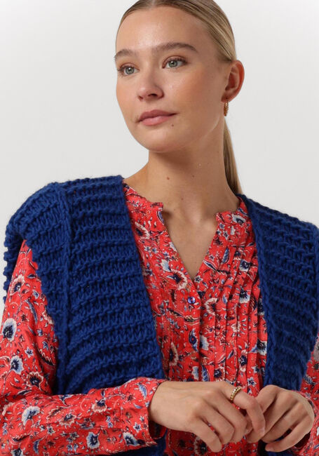 NOTRE-V Gilet KNIT GILET en bleu - large