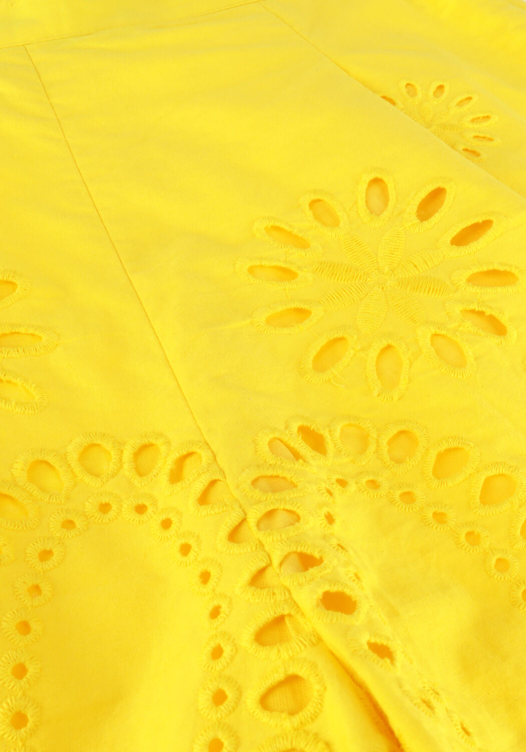 IDANO QUOC Pantalons en jaune - large