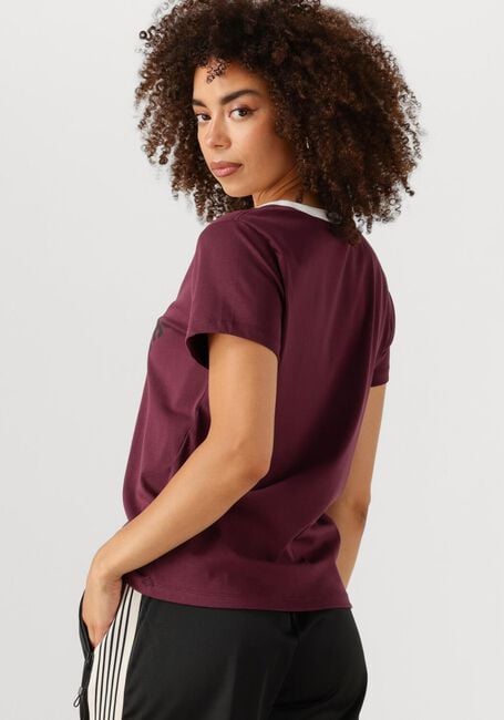 HAUTE L'AMITIÉ T-shirt NECKLINE LOGO TEE Bordeaux - large