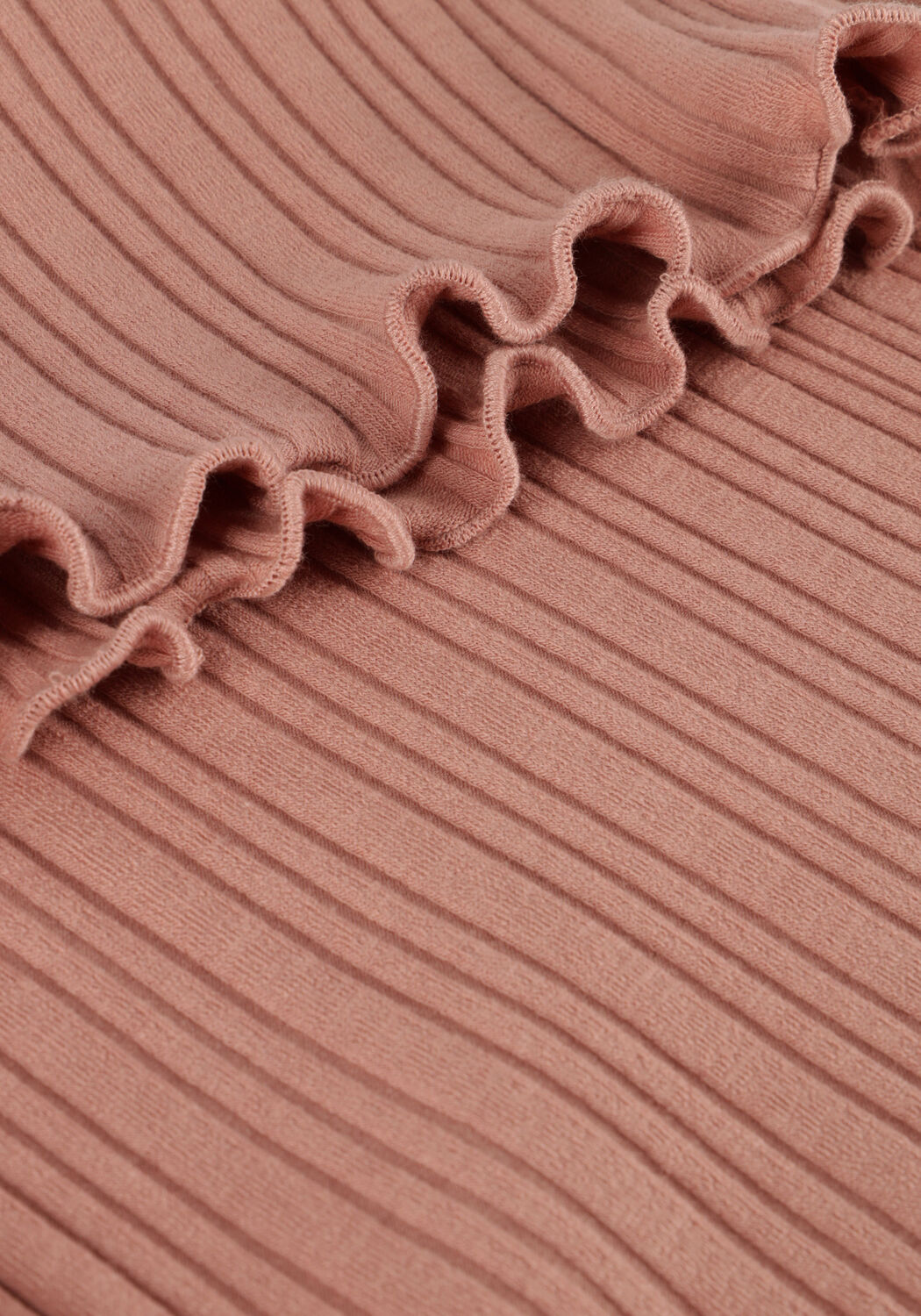 DAILY7 T-shirt T-SHIRT LS FANCY RIB Rose clair - large