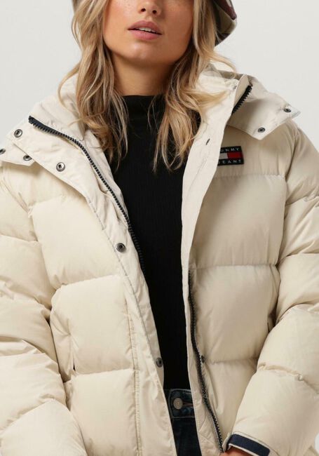 Beige TOMMY JEANS Gewatteerde jas TJW ALASKA LONG PUFFER - large