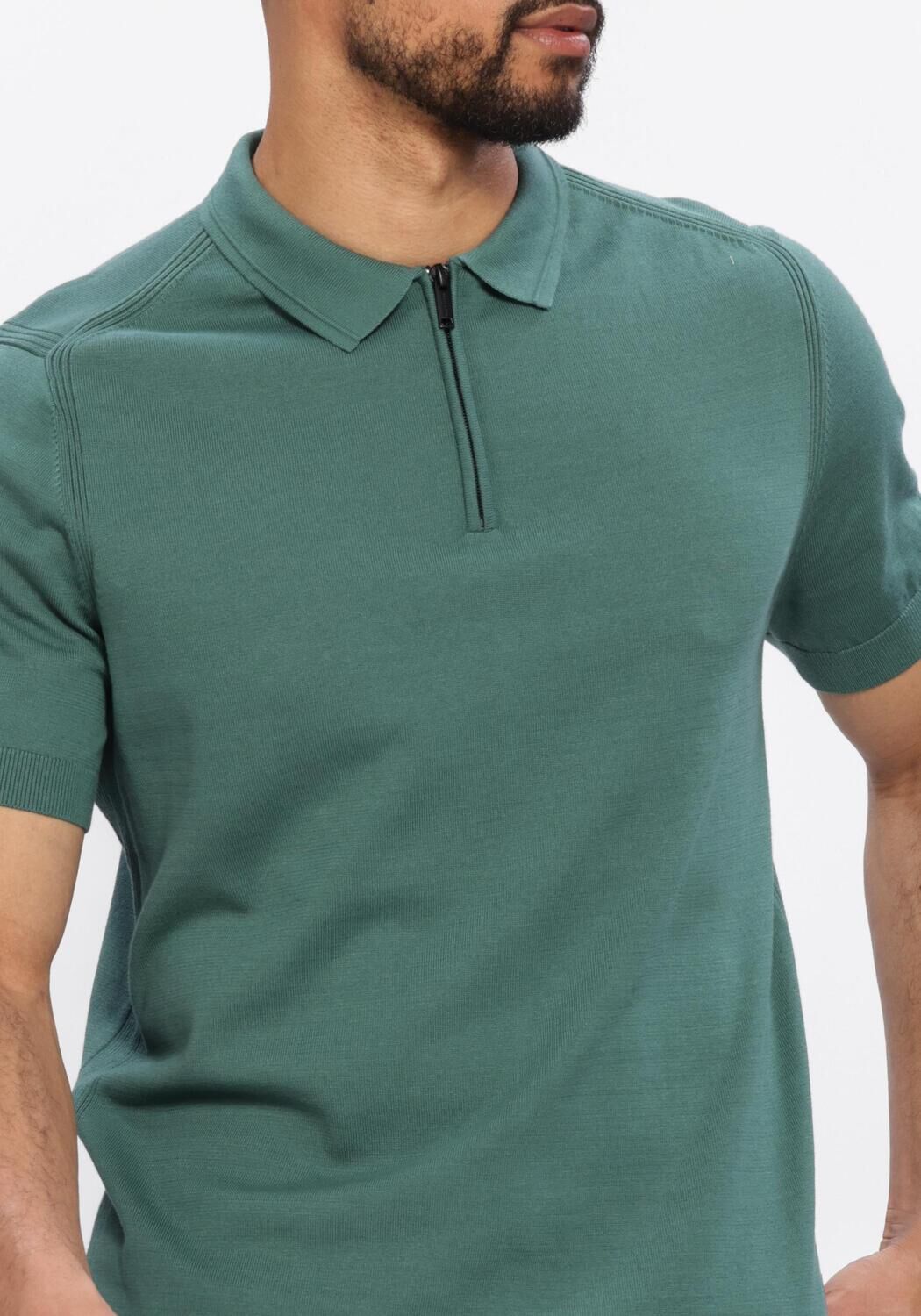 SAINT STEVE Polo JOACHIM en vert - large