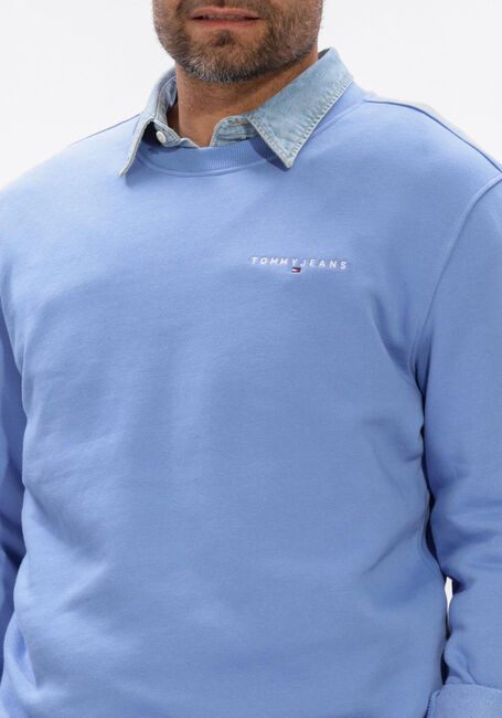 TOMMY JEANS Chandail TJM REG LINEAR CREW EXT en beige - large