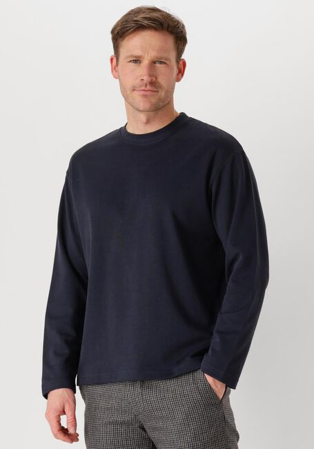 SELECTED HOMME T-shirt SLHLOOSEOSCAR LS O-NECK TEE NOOS en bleu - large