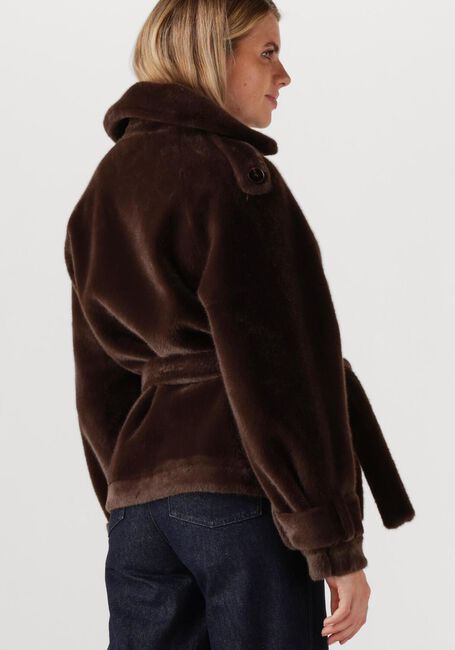 IBANA Veste en cuir CRISTEL en marron - large
