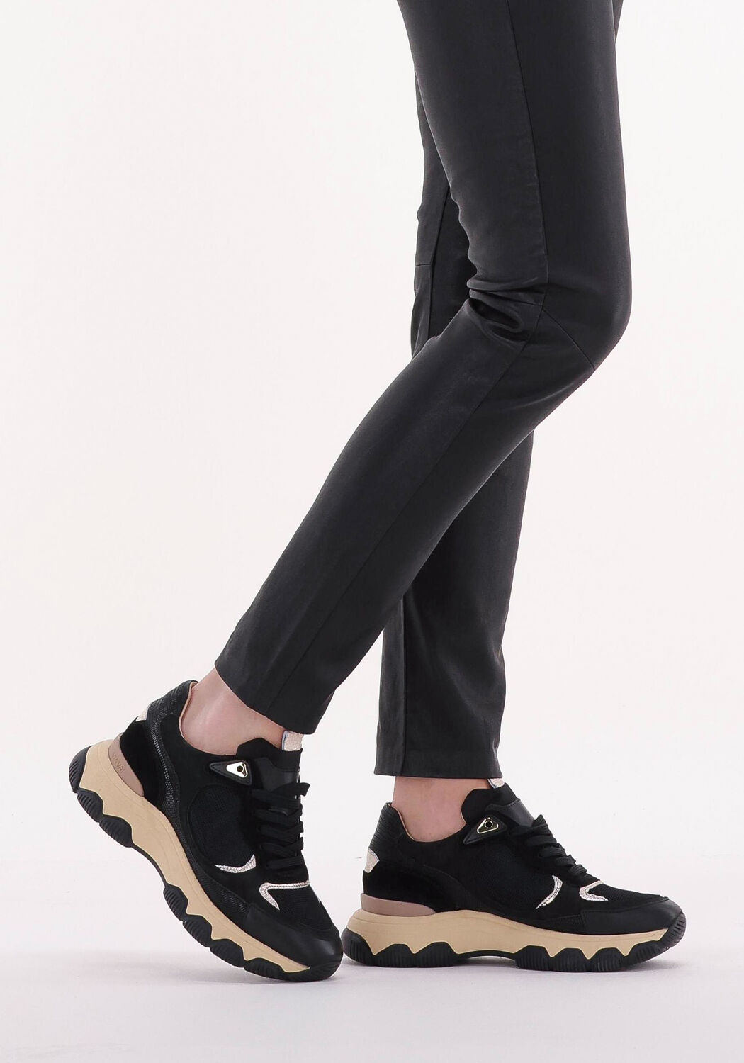 Zwarte VIA VAI Sneakers COCO TYE - large