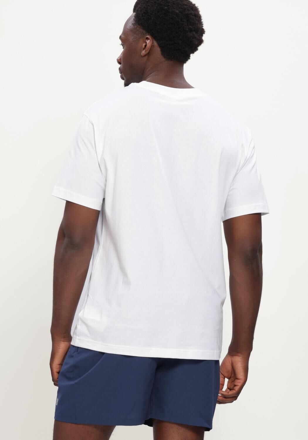 Witte NEW BALANCE Polo / T-shirt SE CTN SS - large