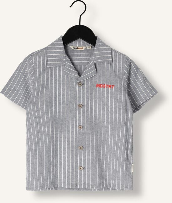 Blauwe MOODSTREET Casual overhemd BOYS SHORT SLEEVE SHIRT Blauwe MOODSTREET Casual overhemd BOYS SHORT SLEEVE SHIRT - large