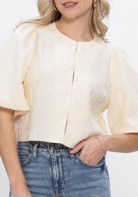 Y.A.S. YASMINU 2/4 SHORT TOP S. NOOS Blouses en beige - large