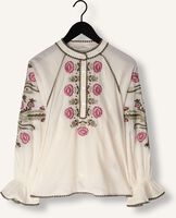 SUMMUM TOP FLOWER EMBROIDERY Blouses Blanc SUMMUM TOP FLOWER EMBROIDERY Blouses Blanc - medium